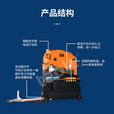 淘乐TP-800穿带机现货销售打包机捆扎机穿带一体机搭配SIAT