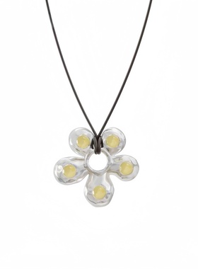 多巴胺花朵项链女轻奢小众