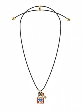 新款小众手绘珐琅轻奢项链