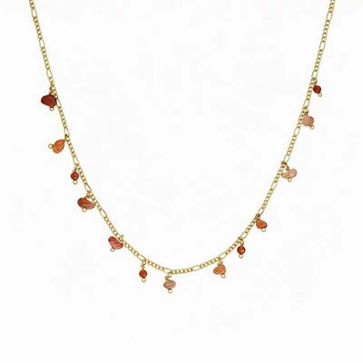 无注册商标新款碎石流苏项链