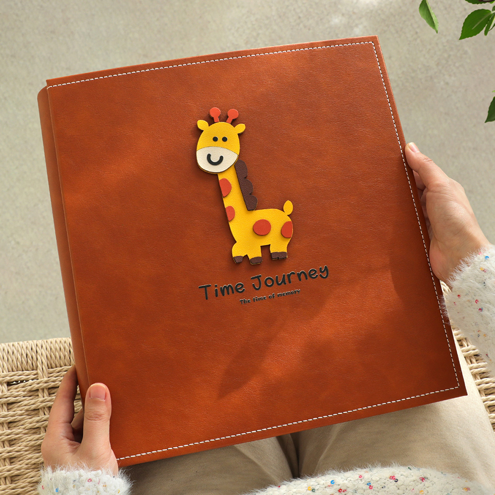 相册本纪念册家庭大容量儿童宝宝成长记录定制56六寸插页收纳影集