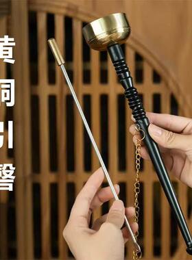 台湾日式纯铜引磬瑜伽冥想叫醒引罄引庆音疗唤醒铜磬助念静心用品
