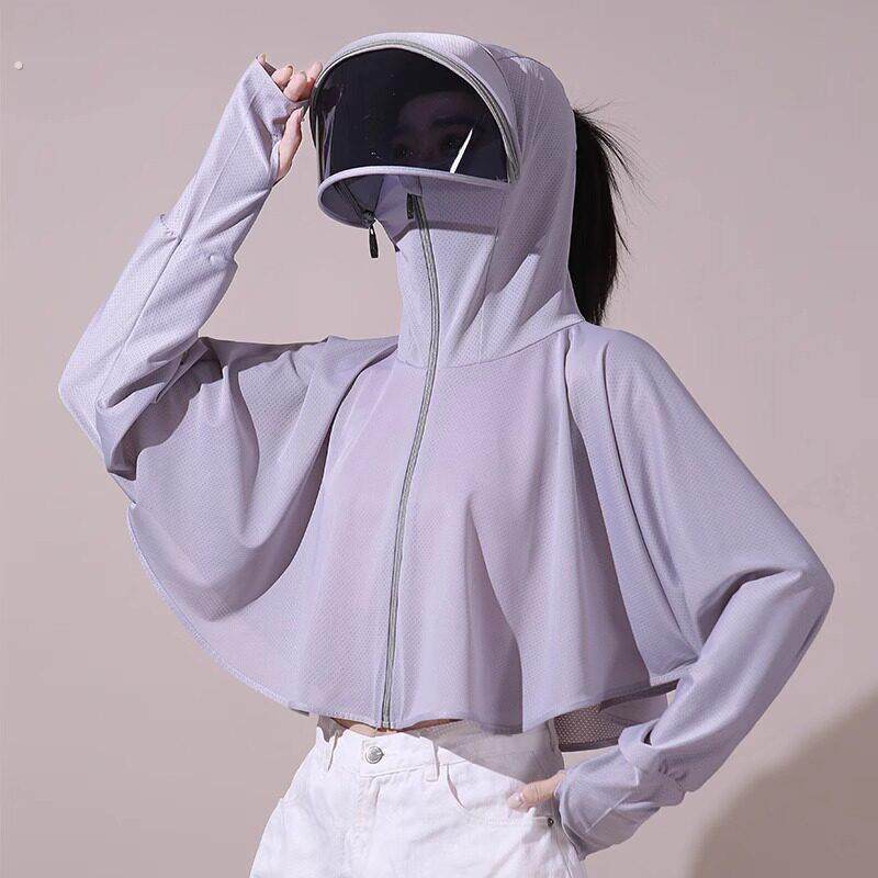 骑电动车冰丝防晒衣女款夏季2025新款抗UV遮阳防晒罩衫防晒服