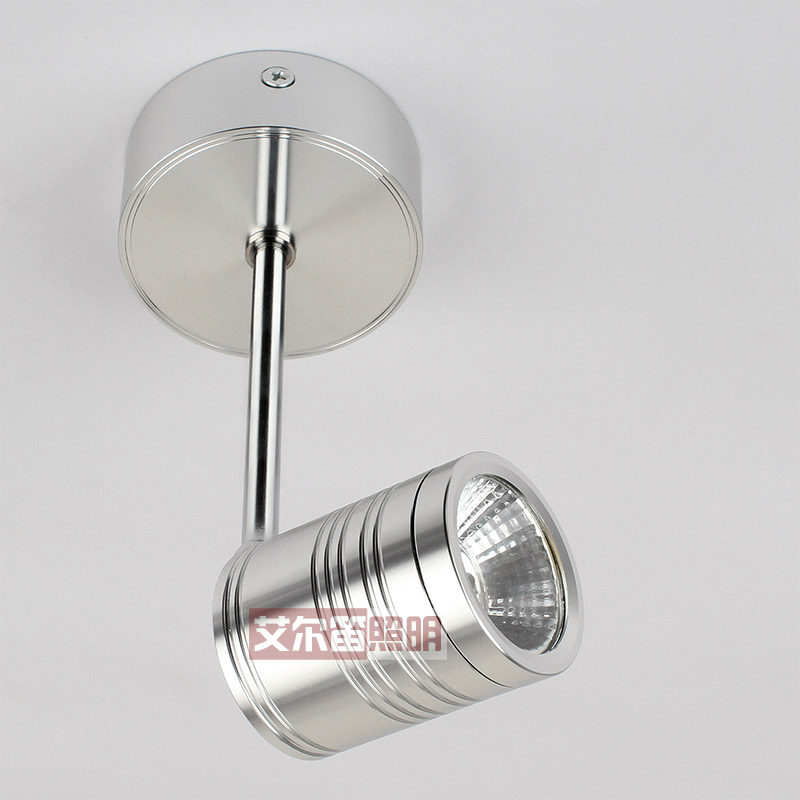 明装射灯3w客厅电视背景墙COB射灯 led射灯5W 长杆吊顶展示聚光灯,家装灯饰光源,明装射灯,淘宝优惠券,粉丝福利购,淘宝优惠卷