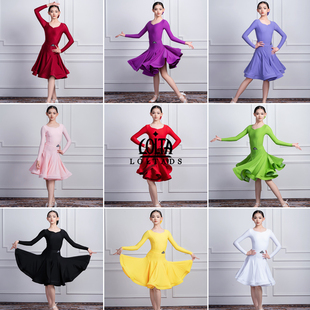 洛利塔春夏少儿拉丁舞规定服专业比赛服装女童拉丁大摆裙舞蹈赛服