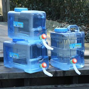 户外水桶家用储水用纯净桶矿泉水车载带龙头水箱饮水蓄水大塑料箱