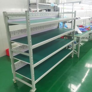 老化架测试架防静电移动货架电源角铁车间实验室带轮置物架周转车