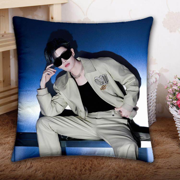 来图定制任嘉伦方抱枕办公腰垫沙发枕头学生靠背应援周边礼物定制