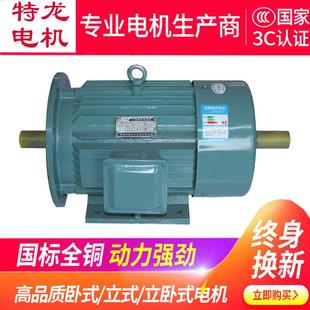 18.5KW三相异步电动机380V 2.2 特配双轴电机1.1 5.5