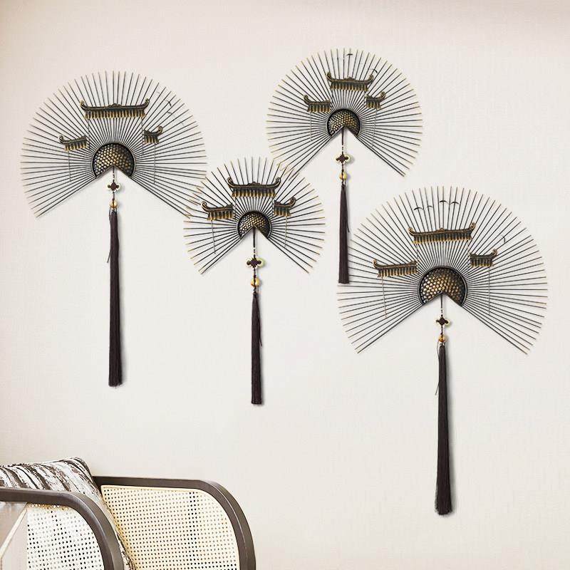铁艺扇子壁饰壁挂创意客厅沙发背景墙面装饰品挂件立体墙饰挂饰,家居饰品,壁饰,淘宝优惠券,粉丝福利购,淘宝优惠卷