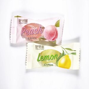好邻居白桃柠檬糖休闲散装水果糖零食糖果结婚喜糖柠檬味