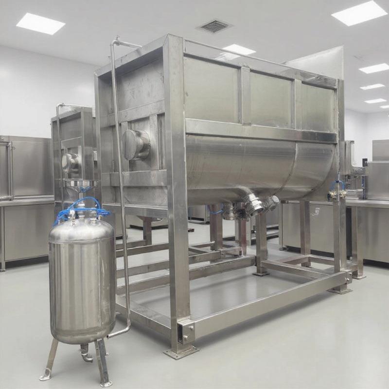源头厂家洗衣粉化工搅拌机干粉颜料不锈钢混合设备烘干拌料槽