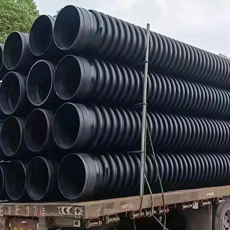 HDPE克拉管高密度聚乙烯结构壁增强缠绕管市政工程建筑排水排污管