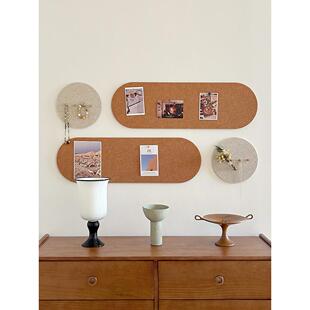 照片墙留言板免打孔背景板公司毛毡墙贴自粘展示板挂钩图钉明信片