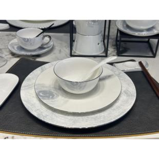 摆台四件套酒店餐厅私人会所家用招待 NIYA尼雅骨瓷餐具套装
