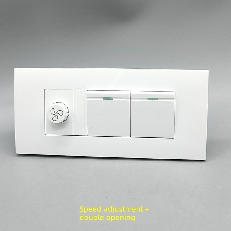 118中面板调速风扇吊扇调节控制器双开双控单开控制开关双开单开