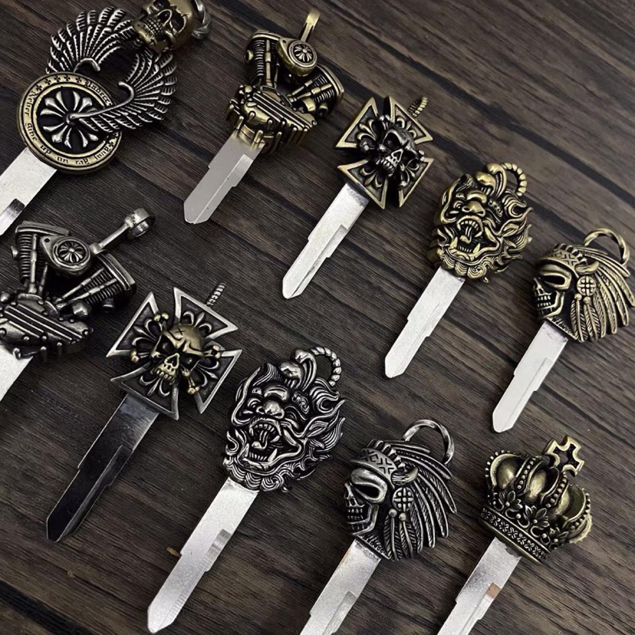 适用建设香帅突破者800香帅硬汉800G香帅650N改装摩托车钥匙胚