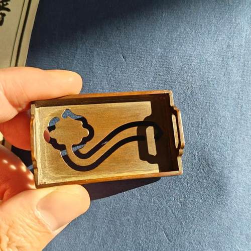 见素香坊 迷你如意香篆 长5.2cm袖珍版苏工香道用品铜器篆香拓印