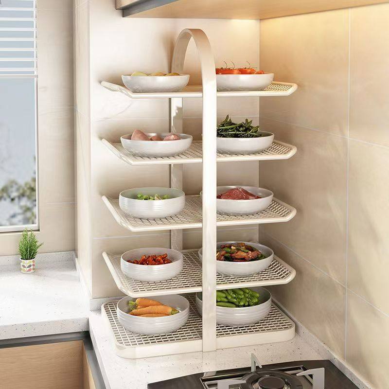 多层备菜置物架厨房放菜神器菜盘子台面收纳碗盘子备菜盘收纳架盘,厨房/烹饪用具,调料置物架,淘宝优惠券,粉丝福利购,淘宝优惠卷