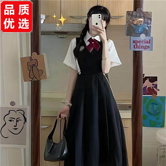 毕业班服初高中生背带裙