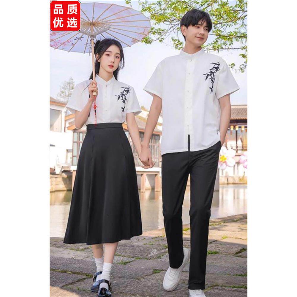 古风汉服高中生学院风长