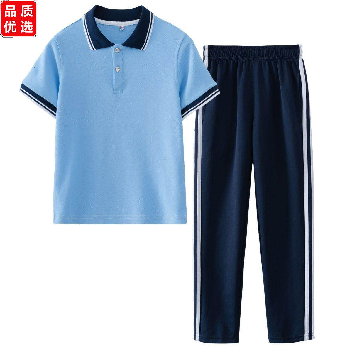夏季中学生班服小短袖校