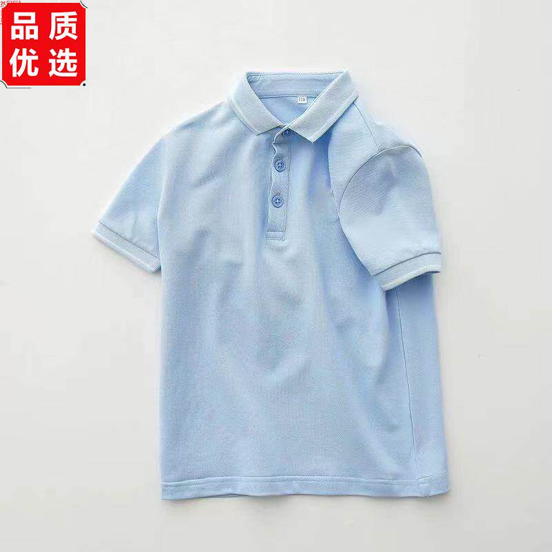 男女童短袖POLO衫小学生