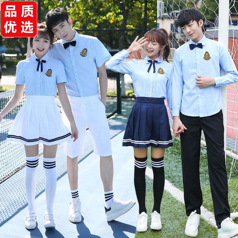 夏季校服套装学院风班服