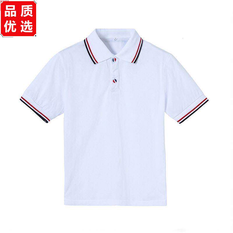校服短袖中小学生翻领T恤