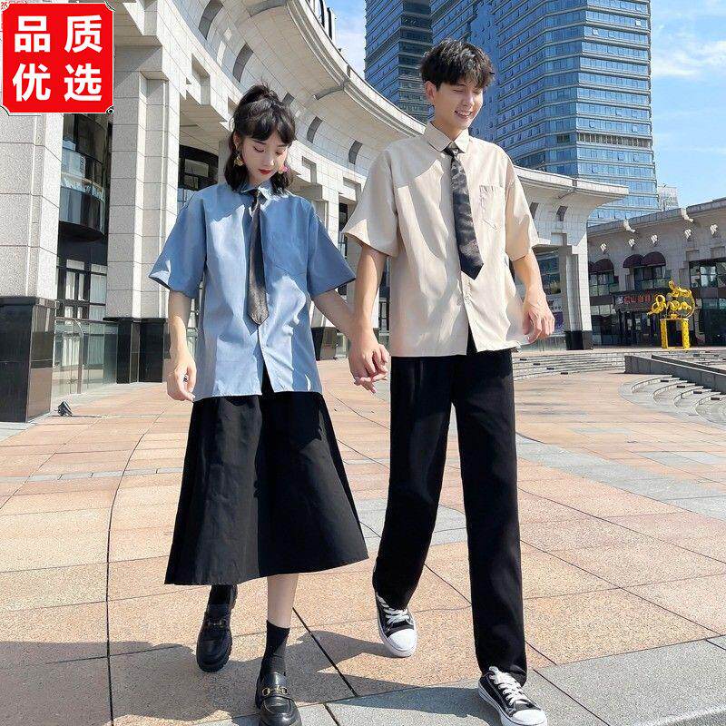 毕业班服套装春秋季韩版insjk衬衣初高中学生学院风运动会校服裙