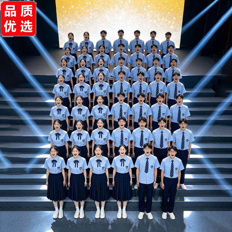 合唱朗诵演出服初中小学