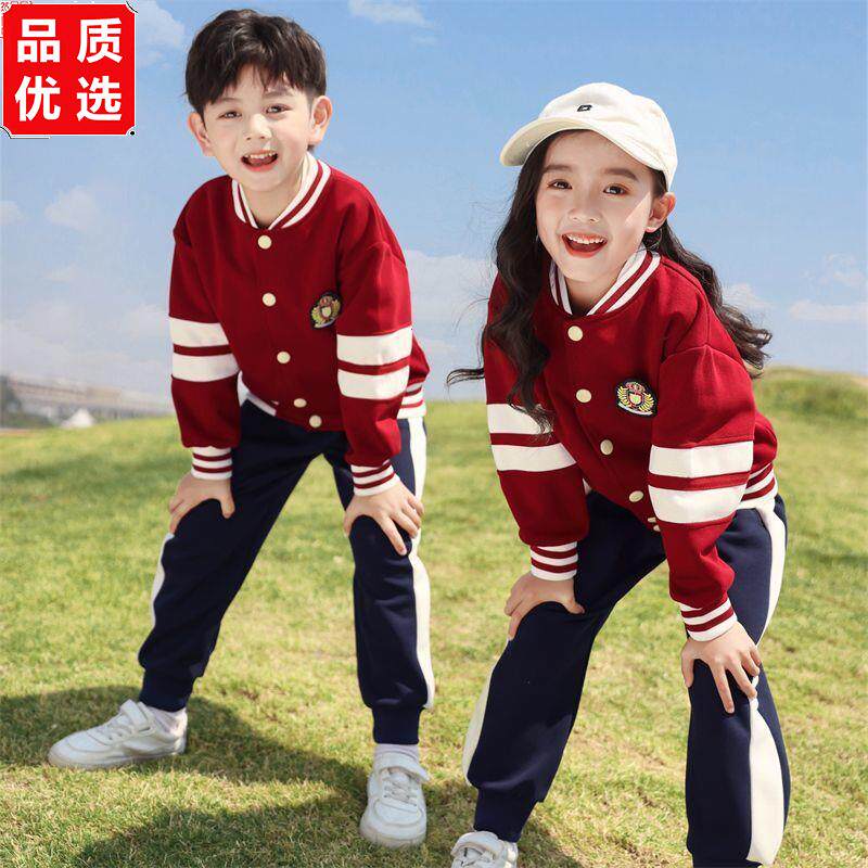 幼儿园园服小学生校服红