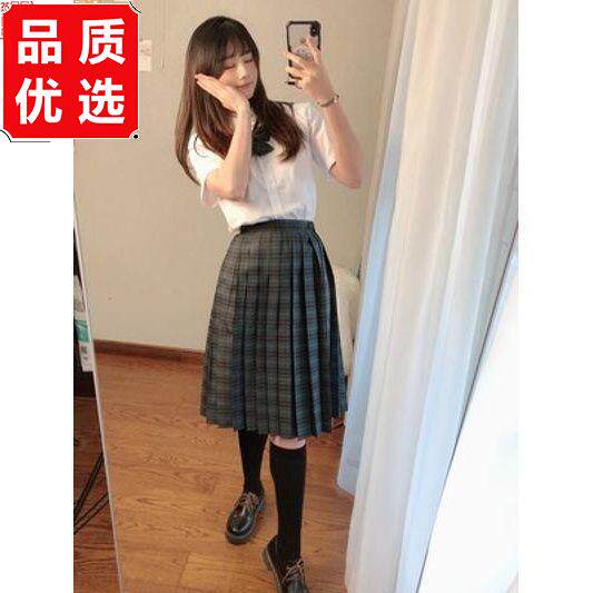 制服毕业百褶裙款班高中学生风日系风春秋套装运动会JK学院英伦