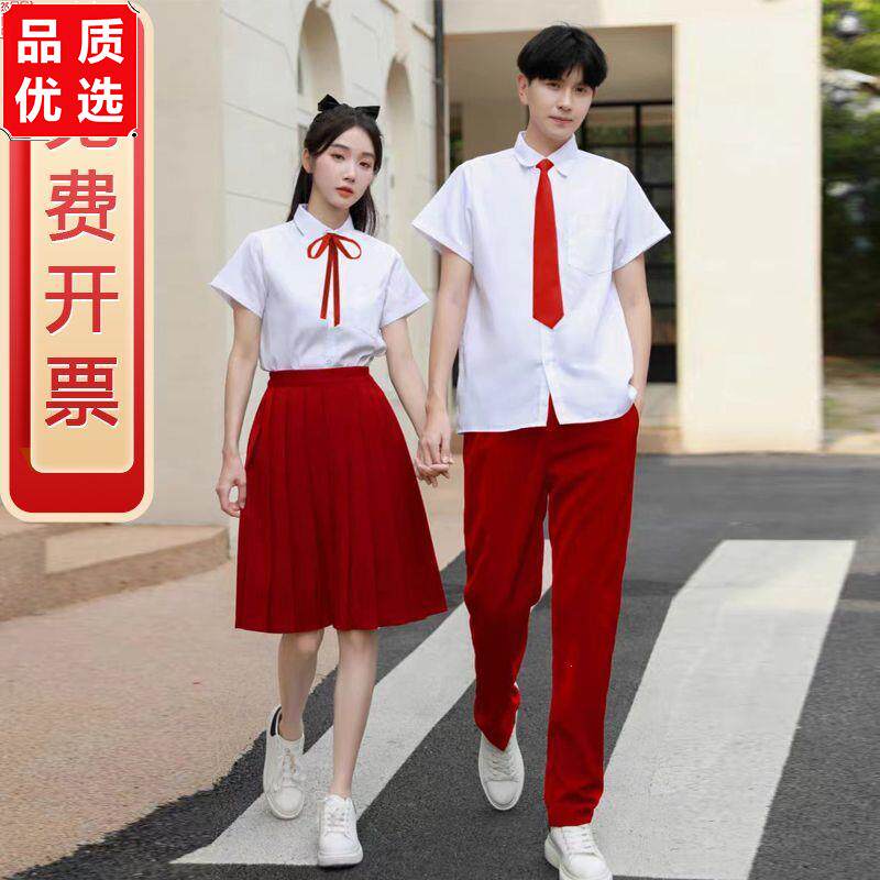 毕业班服夏季套装演讲初