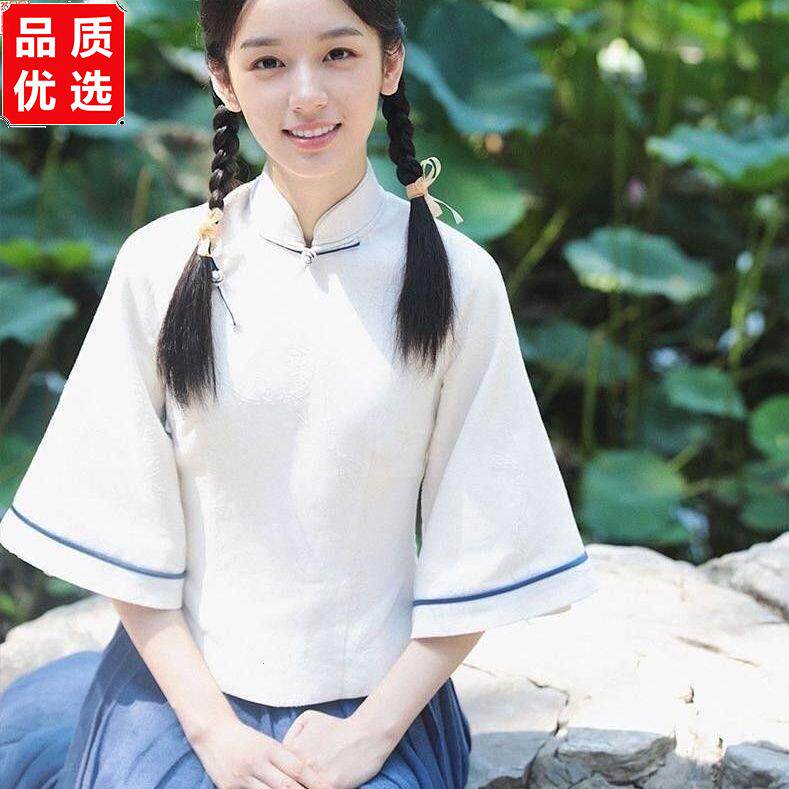 民国风女学生装复古风毕