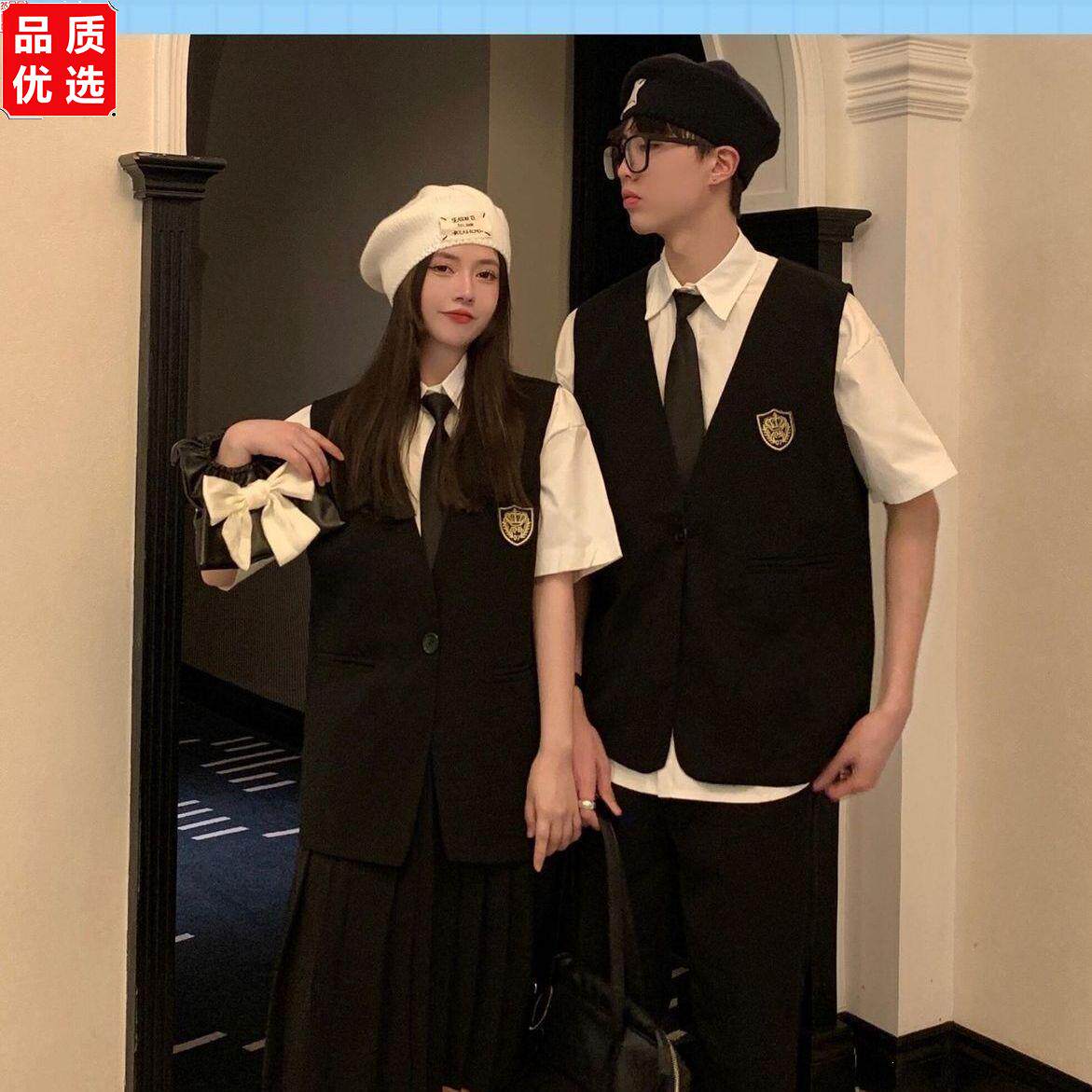 韩版班服套装初高中学生英伦学院风秋季运动会校服合唱演出毕业服
