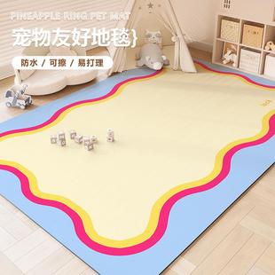 25年新款 宠物防水地垫狗围栏地毯防水可擦洗防滑pvc隔音防尿垫子