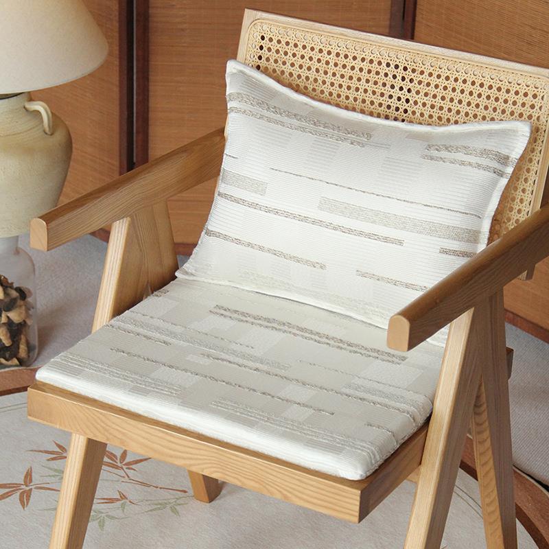 高端坐垫法式复古加厚海绵椅子垫简约可拆卸提花抱枕沙发靠垫枕套