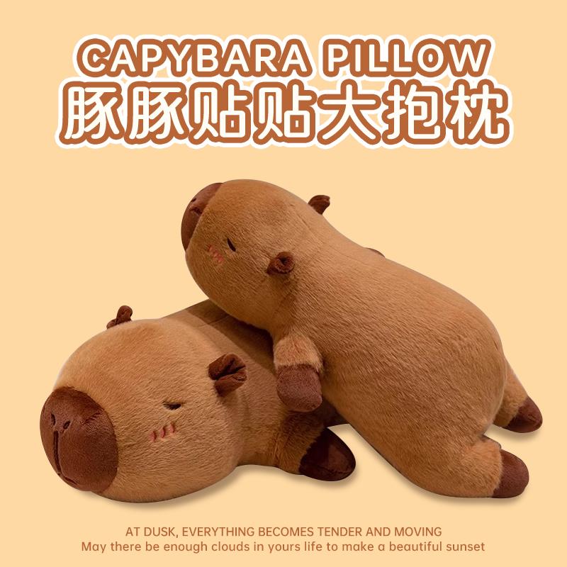 卡皮巴拉玩偶公仔抱枕实用生日礼物女生女闺蜜朋友小众高级感礼品