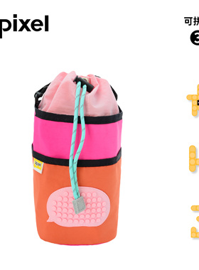 upixel斜挎水壶包自行车水壶袋户外多功能斜挎包便携车载休闲包