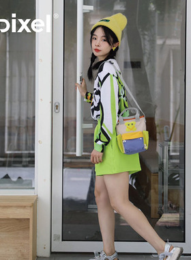 女包新款DIY斜挎包轻便大容量亲子包户外出游单肩小型背包