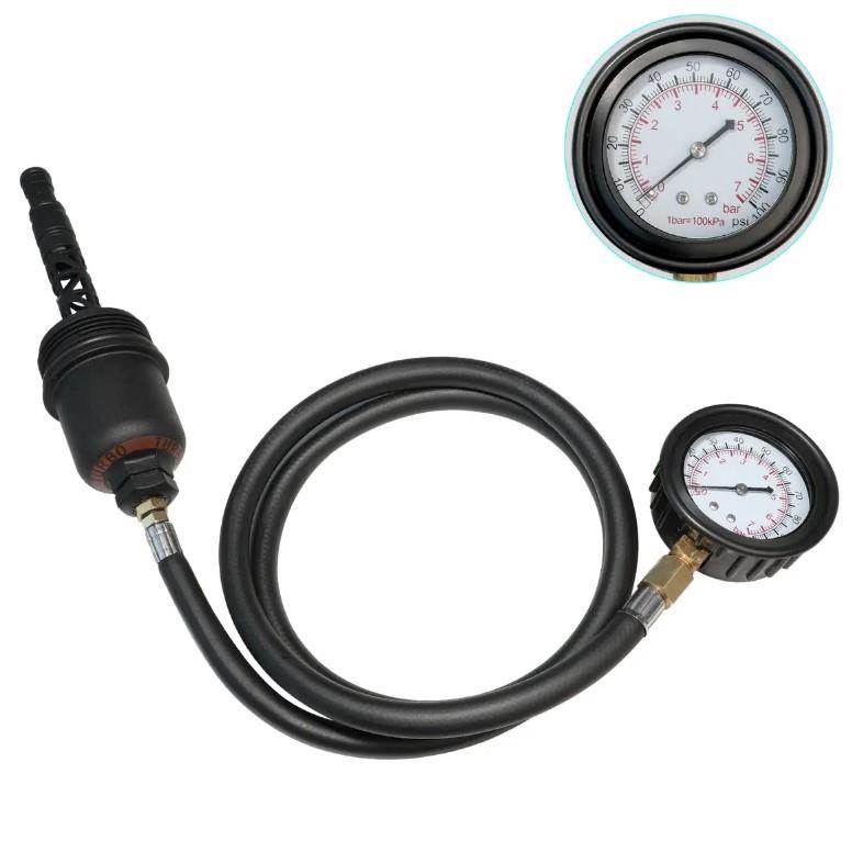 用于奔驰M271M274宝马X3X5X6机油盖压力检测表 发动机抖动诊断