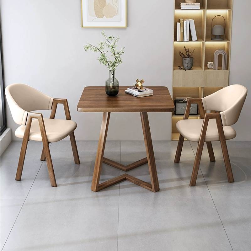 阳台茶桌椅组合喝茶小方桌一桌两椅民宿办公室小户型接待区会客桌