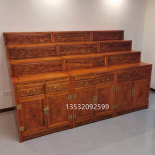 藏式实木四层佛堂供桌香案两层佛台家用三台佛柜台阶梯神台柜现代