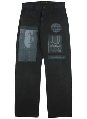 「独家」Undercover 06ss T期 贴布牛仔裤 印花休闲长裤 男女同款