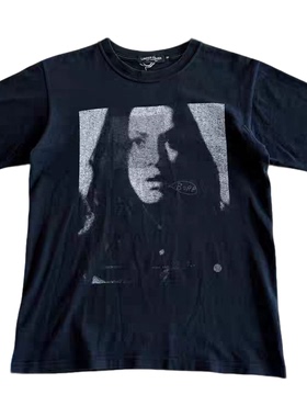 Undercover 06ss T期 人像复古印花短袖 休闲T恤 男女同款