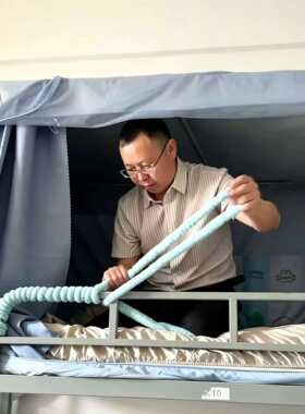 宿舍楼梯脚踏垫毛绒超粗线条床头