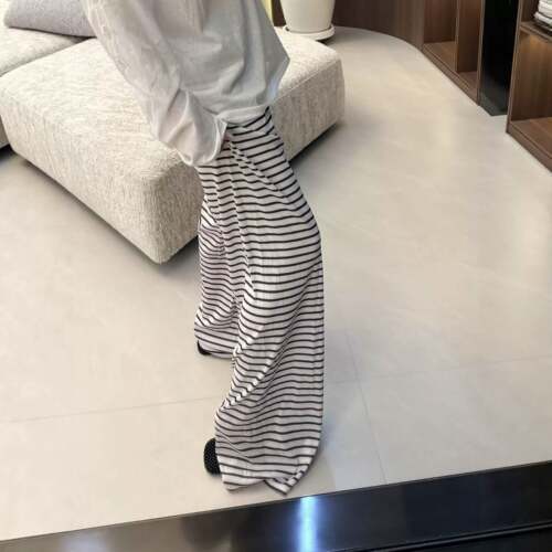 遛弯裤女夏季冰丝阔腿凉凉裤防蚊
