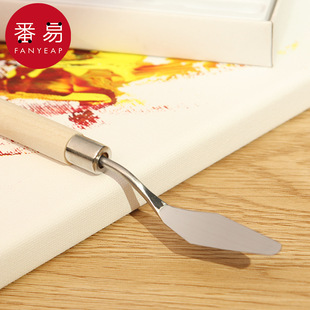 油画AC1S24 刮刀 颜料美术工具棒尖头铲刀调色刀学生画画用刮刀