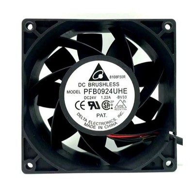 台达 PFB0924UHE 9038 DC24V 1.22A 暴力大风量变频器散热风扇